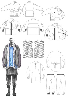 服裝設計素材 | 10例男裝設計手稿引領時尚潮流